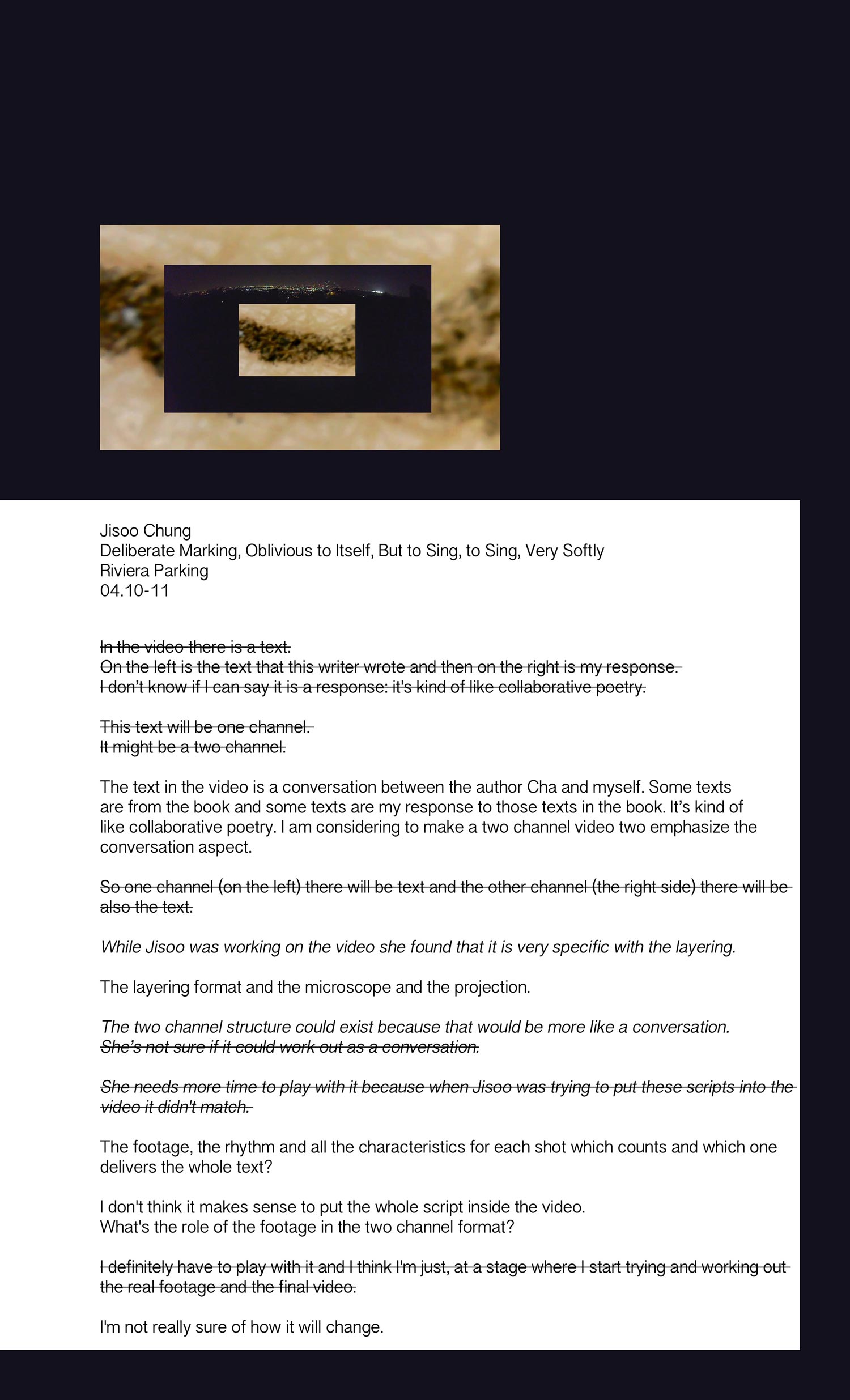 Jisoo Chung response page 1